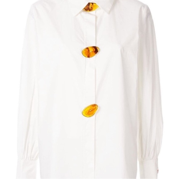 Atoir Moving To New York Shirt Ivory Size 6 NWT - Picture 2 of 5